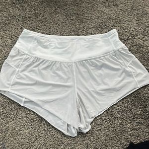 Light Grey/White Lululemon shorts